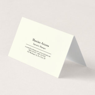 Eenvoudig Professioneel Modern Minimalistisch Visitekaartjes