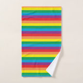 Eenvoudig regenboogpatroon bad handdoek (Handdoek)