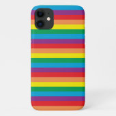Eenvoudig regenboogpatroon Case-Mate iPhone case (Achterkant)