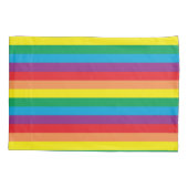 Eenvoudig regenboogpatroon kussensloop (Achterkant-Links)