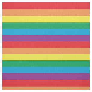 Eenvoudig regenboogpatroon stof