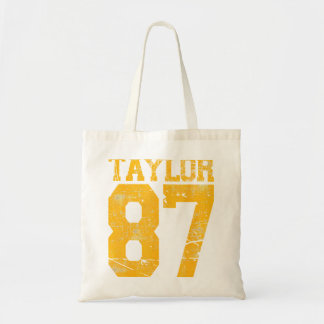 Eenvoudig regenboogvormig ontwerp met basisstreep tote bag