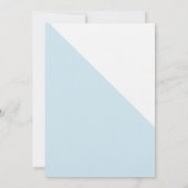 Eenvoudig religieus goud Blauw Eerste Heilige Comm Kaart (Achterkant)