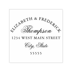 Eenvoudig retourlabel  zelfinktende stempel