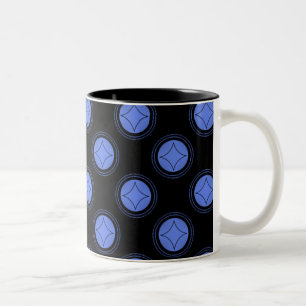 Eenvoudig riveting Mok, blauw Tweekleurige Koffiemok