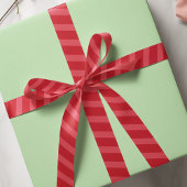 Eenvoudig rood grillig Schattige klassiek gestreep Lint