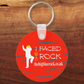 eenvoudig rood sleutelhanger (Voorkant)