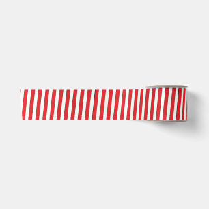 Eenvoudig Rood Whimsical Gestreepte Lieve Minimali Lint