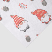 Eenvoudig rood-witte feestdag tissuepapier (Detail)