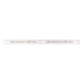 Eenvoudig rood | Witte Feestelijke Ribbon aangepas Lint (Voorkant)