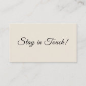 Eenvoudig room We hebben adreswijziging verplaatst Informatiekaartje (Achterkant)