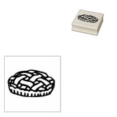 Eenvoudig rooster taart art stempel (Gestempeld)