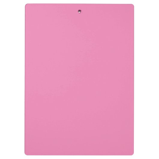 Eenvoudig Roze en Zwart Uw Bericht Tekst Sjabloon Klembord (Achterkant)