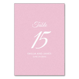 Eenvoudig roze kaart