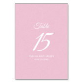 Eenvoudig roze kaart (Achterkant)