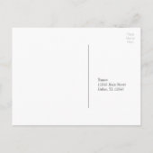 Eenvoudig RSVP-Briefkaart Uitnodiging Briefkaart (Achterkant)