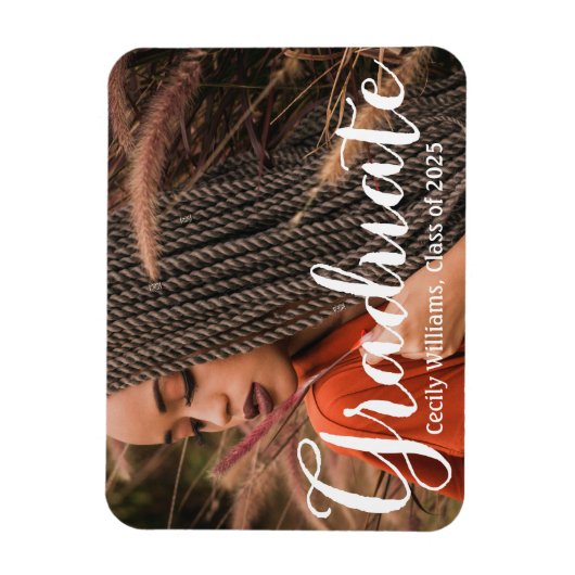 Eenvoudig Rustic Afstuderen het Afstuderen van de Magneet (Verticaal)