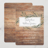 Eenvoudig Rustic Wedding Barn Wood en Waterverf He