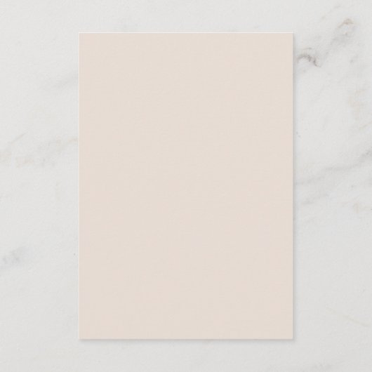 Eenvoudig rustiek bloemenbruiloft schema van evene informatiekaartje (Achterkant)