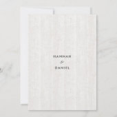 Eenvoudig Rustiek Hout Save The Date (Achterkant)