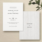 Eenvoudig Rustiek Hout Save The Date