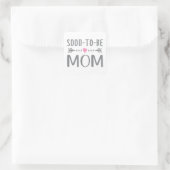 Eenvoudig 's ochtends mam Moederdag | STICKER (Tas)