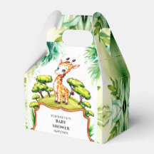 Eenvoudig Safari Giraffe Baby shower