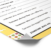 Eenvoudig scavenger jachtjachtspel voor kantoor poster (Hoek)