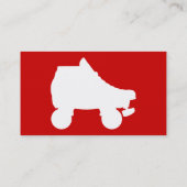 eenvoudig schaats visitekaartje (Achterkant)