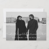 Eenvoudig schatje Nog steeds gehuwde trouwupdate Aankondiging (Voorkant)