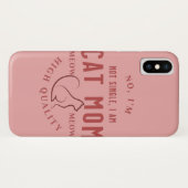 Eenvoudig schattig, ik ben niet vrijgezel, ik ben Case-Mate iPhone case (Achterkant (horizontaal))