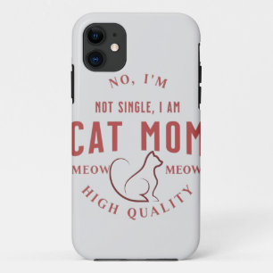 Eenvoudig schattig, ik ben niet vrijgezel, ik ben  iPhone 11 hoesje