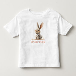 Eenvoudig Schattige Bunny Birthday Kind Kinder Shirts
