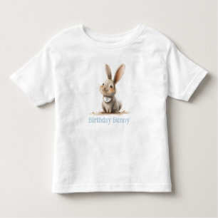 Eenvoudig Schattige Bunny Birthday Kind Kinder Shirts