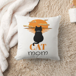 Eenvoudig Schattige Script Huisdier eigenaar Cat M Kussen