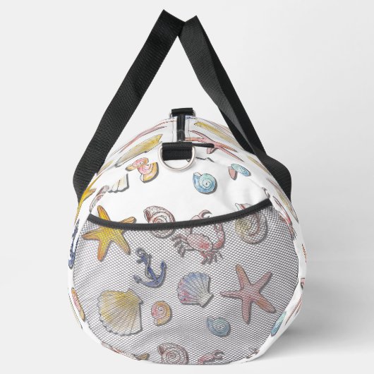 Eenvoudig Schattige strandontwerp Plunjezak (Rechts)