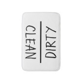 Eenvoudig SCHOON/DIRTY Moderne Kinderen Badmat (Voorkant Verticaal)