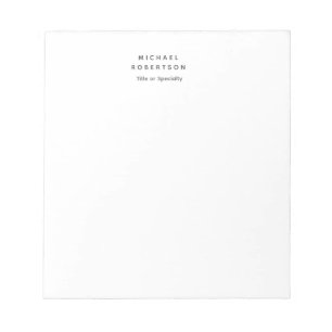 Eenvoudig Schoon Elegant Modern Minimalistisch Zwa Notitieblok