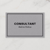 Eenvoudig schoon Lijst Klassiek Visitekaartje (Voorkant)