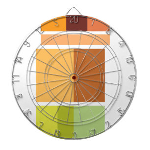 Eenvoudig schoon modern minimaal dartbord