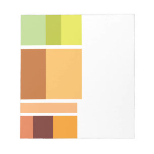 Eenvoudig schoon modern minimaal notitieblok