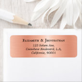 Eenvoudig schoon Stijlvol Perzik Fuzz geborsteld m Etiket (Insitu)