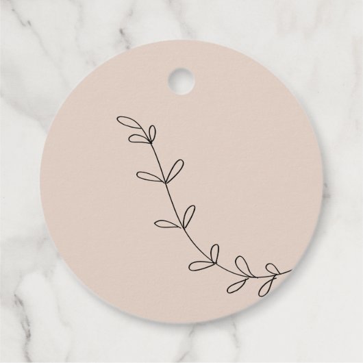 Eenvoudig Script-Baby shower Bedankjes Labels (Achterkant)