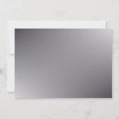 Eenvoudig script - bruiloft zilver Hartelijk dank  Kaart (Achterkant)