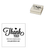 Eenvoudig script dank u, aangepaste business 	rubberstempel (Gestempeld)