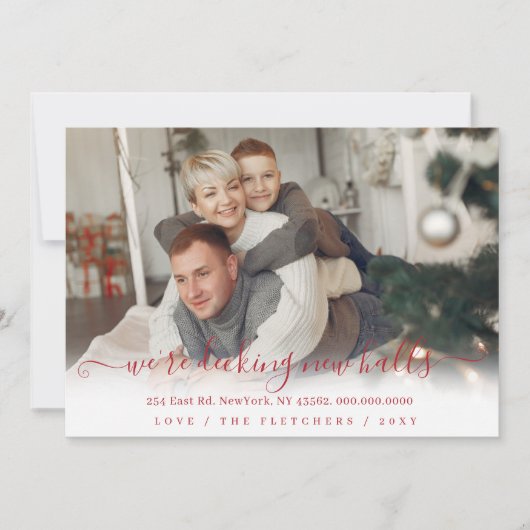 Eenvoudig script dat we nieuwe zalen afdekken feestdagenkaart (Voorkant)