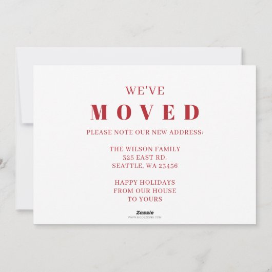 Eenvoudig script dat we nieuwe zalen afdekken feestdagenkaart (Achterkant)