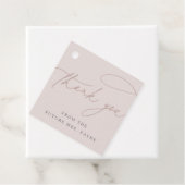 Eenvoudig script | Elegante gepersonaliseerde dank Bedankjes Labels (In situ)