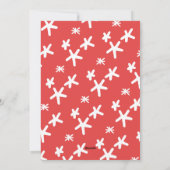 Eenvoudig script  foto moderne kerst feestdagenkaart (Achterkant)