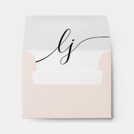 Eenvoudig script Gepersonaliseerd briefpapier Blus Envelop